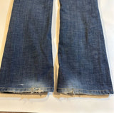 Fossil - Fossil Size 29 Medium Wash Mid Rise Slim Bootcut Jeans 98% Cotton - Jeans - Afterglow Market