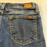 Fossil - Fossil Size 29 Medium Wash Mid Rise Slim Bootcut Jeans 98% Cotton - Jeans - Afterglow Market