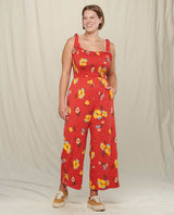 Toad&Co - Gemina Sleeveless Jumpsuit | Winterberry Floral Print - Jumpsuits - Afterglow Market