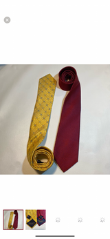 Lot Of TWO Holland & Sherry London 100% Silk Made In USA Neck Ties