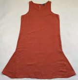 Nordstrom Chelsea28 Size S Coral Shift Dress W Subtle Fishtail And Back Keyhole