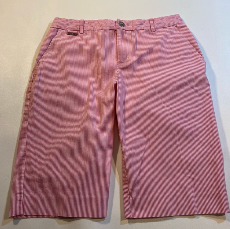 Ralph Lauren Sport Size 2 Pink Stripe Bermuda Shorts