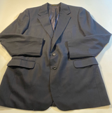 H Freeman & Son Size 42L? Dark Navy Blue 100% Wool Sport Coat Blazer Suit Jacket