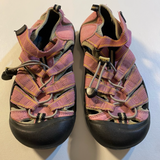 Keen Size 5 Youth/Big Kid Pink Waterproof Hiking Sandals With Nonmarking Soles