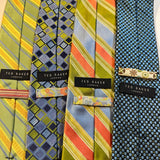 Ted Baker - Lot Of Four Ted Baker Hand Tailored 100% Silk Neck Ties - Neckties - Afterglow Market
