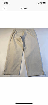 Eileen Fisher - Lot Of TWO Eileen Fisher Size PM Casual Cotton Blend Ankle Pants W Side Slits - Pants - Afterglow Market