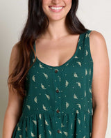 Toad&Co - Manzana Tiered SL Dress | Starshine Print - Sleeveless Knee-Length - Afterglow Market