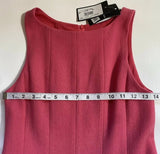 Emporio Armani - NWT $1075 Emporio Armani Size 6 Pink 100% Wool Fit N Flare Panel Dress - Dresses - Afterglow Market