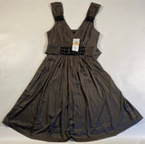 BCBG Maxazria - NWT $250 BCBG Maxazria Size S Silky Gathered V Neck Lattice Detail Party Dress - Dresses - Afterglow Market