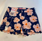 Isaac Mizrahi - NWT Isaac Mizrahi Size 4 Scallop Hem Flower Print 5” Inseam Tailored Shorts - Shorts - Afterglow Market