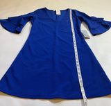 Vanity Room - NWT Vanity Room Size S Royal Blue Layered Bell Sleeve Shift Dress - Dresses - Afterglow Market