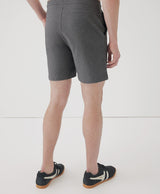 Pact - Stretch French Terry Short | Medium Grey Heather - Athletic - Afterglow Market