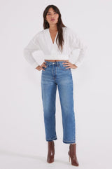 ÉTICA Denim - Tyler Straight Crop Jeans - Jeans - Afterglow Market