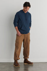 Fair Indigo - Unisex 100% Organic Cotton Pullover Hoodie - Sweatshirts - Afterglow Market